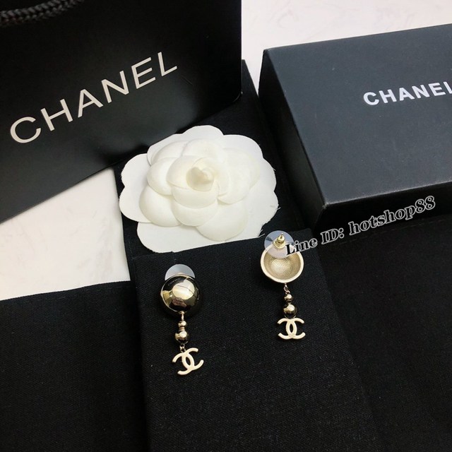 Chanel專櫃新款飾品 香奈兒原版耳環耳吊 zgb2436